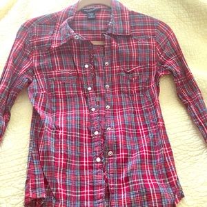 Abercrombie & Fitch small plaid shirt